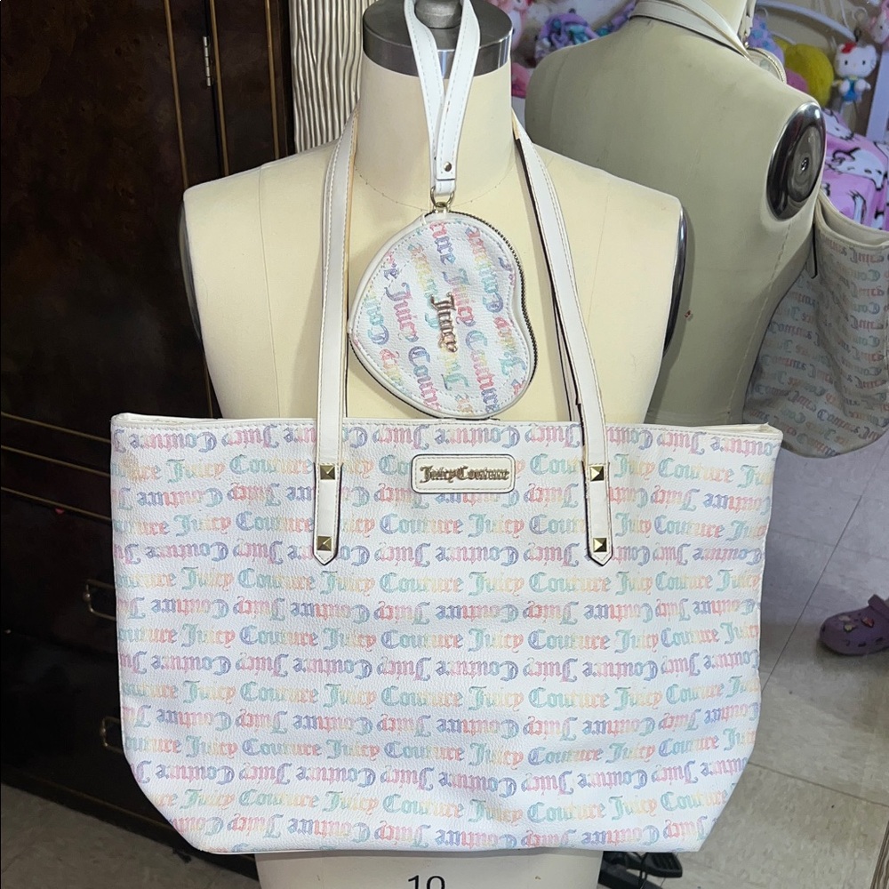 Juicy Couture Pastel Logo Tote Bag